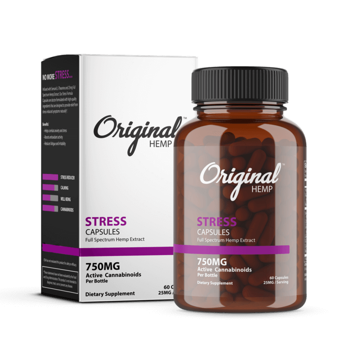 Stress Capsules | Full Spectrum Hemp Extract